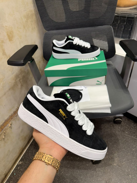PUMA SUEDE XL BLACK WHITE
