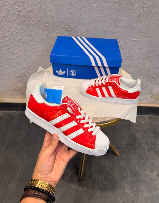 ADIDAS ORIGINALS SUPERSTAR ATMOS RED