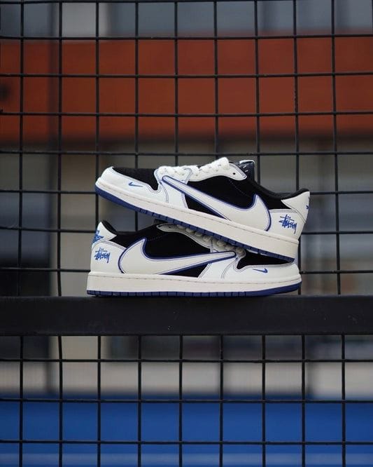 AIR JORDAN RETRO 1 LOW TRAVIS X STUSSY