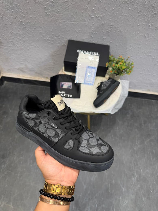 COACH UAS LOW GREY TRAINERS