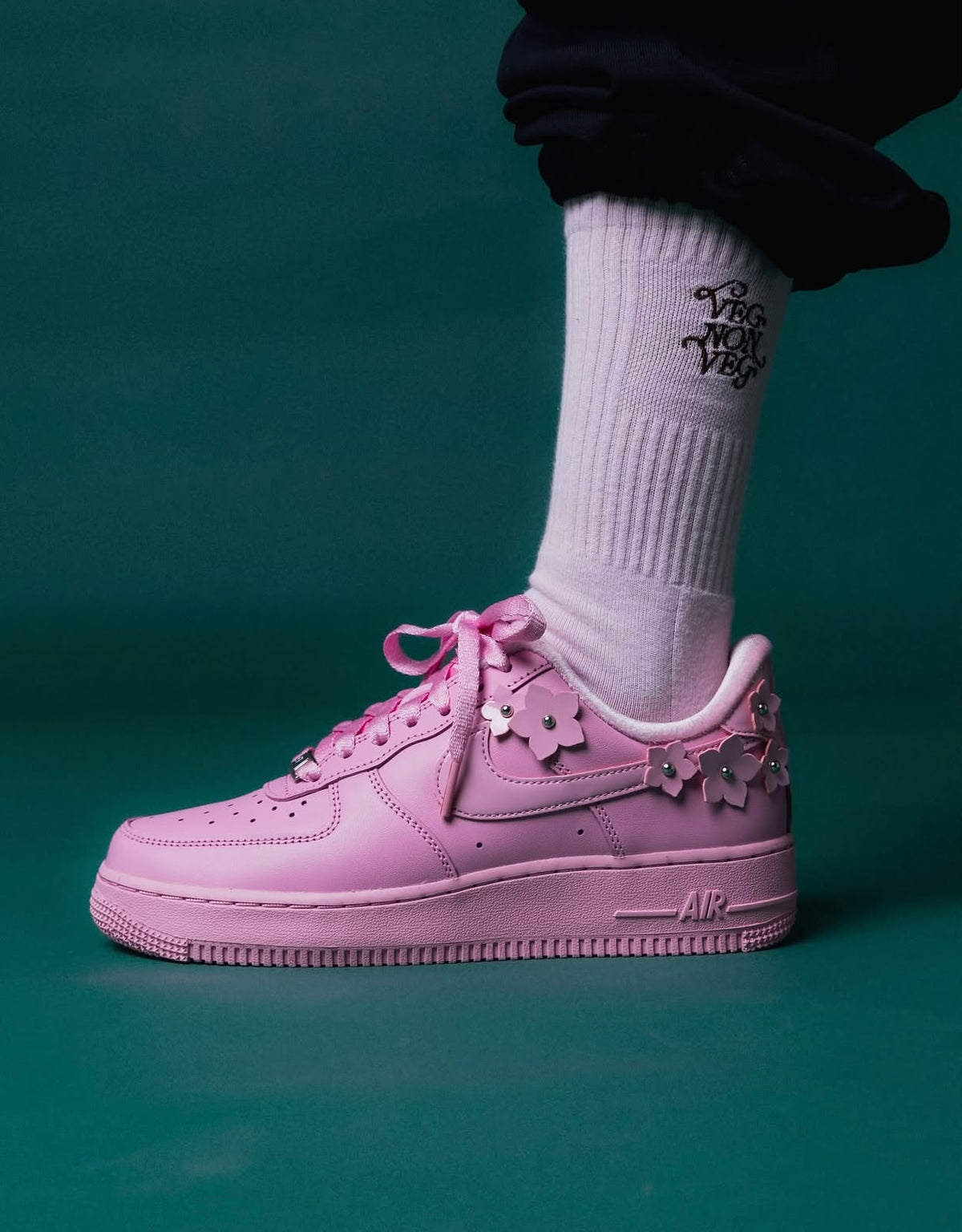 NIKE AIRFORCE 1 LOW FLORETTE PINK RISE