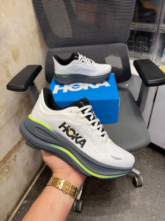 HOKA BONDI 9 WHITE CITRUS