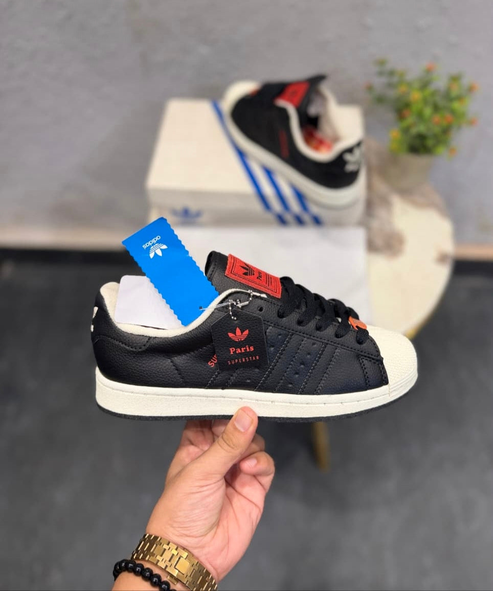 ADIDAS ORIGINALS SUPERSTAR PARIS BLACK