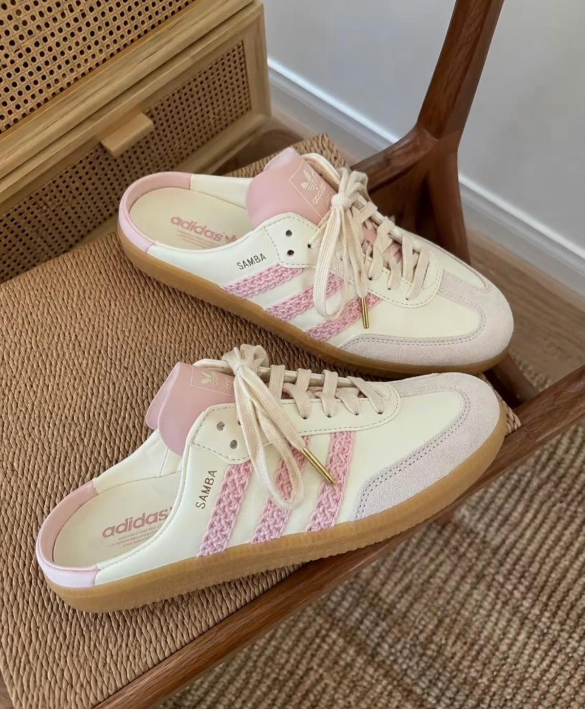 ADIDAS SAMBA MULE CREAM PINK