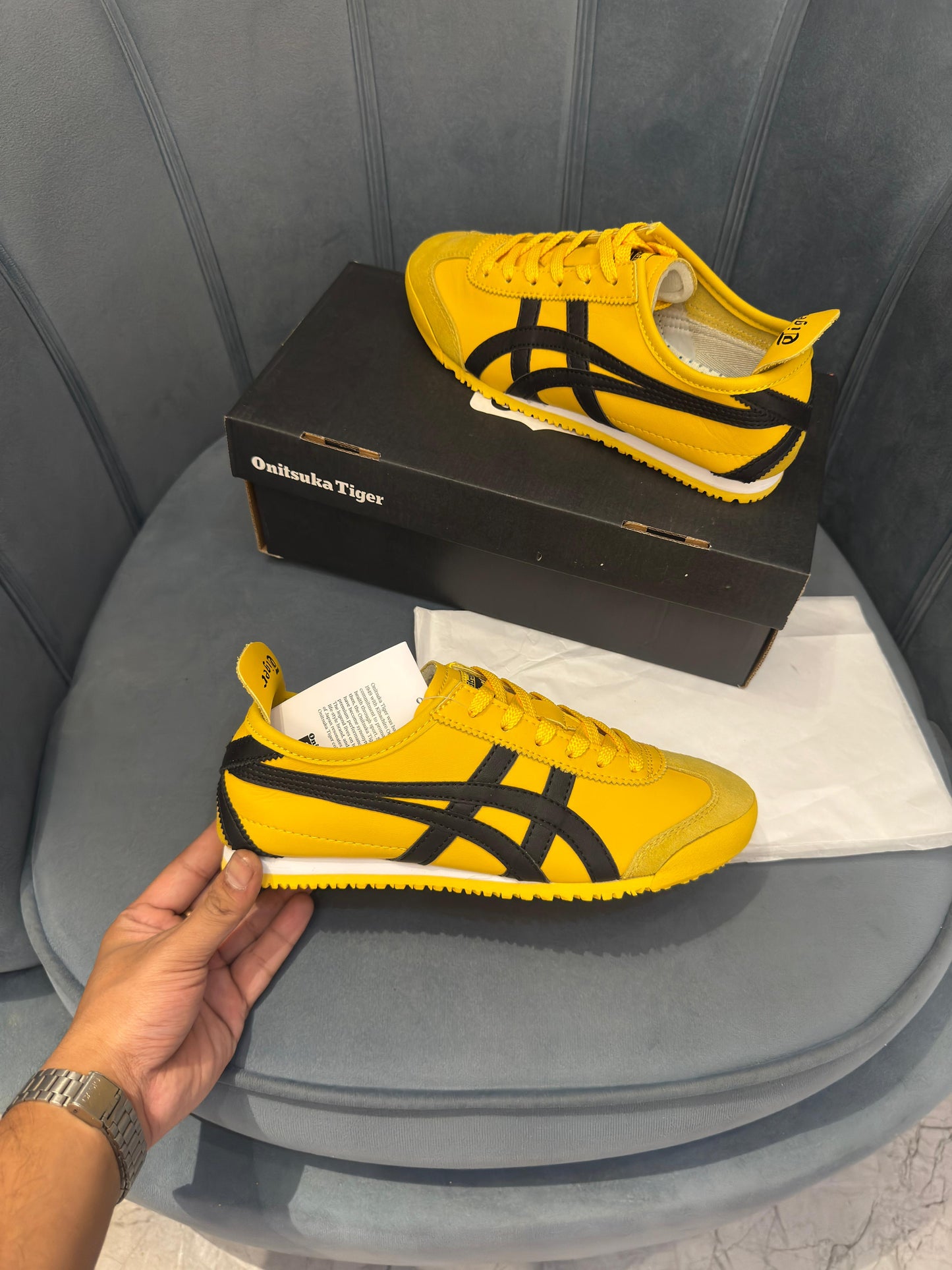 ONITSUKA TIGER LEATHER MEXICO 66 YELLOW