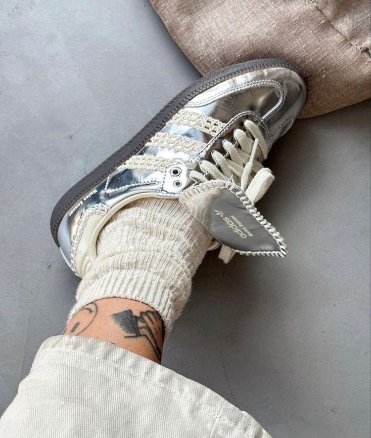 ADIDAS ORIGINALS SAMBA X WALES BONER SILVER