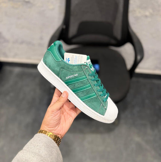 ADIDAS ORIGINALS SUPERSTAR DARK GREEN