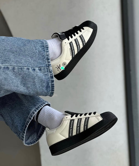 ADIDAS ORIGINAL SUPERSTAR HEART CHROME