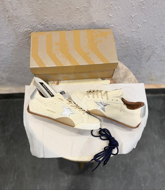 ADIDAS GOLDEN GOOSE TRUE STAR BEIGE SILVER