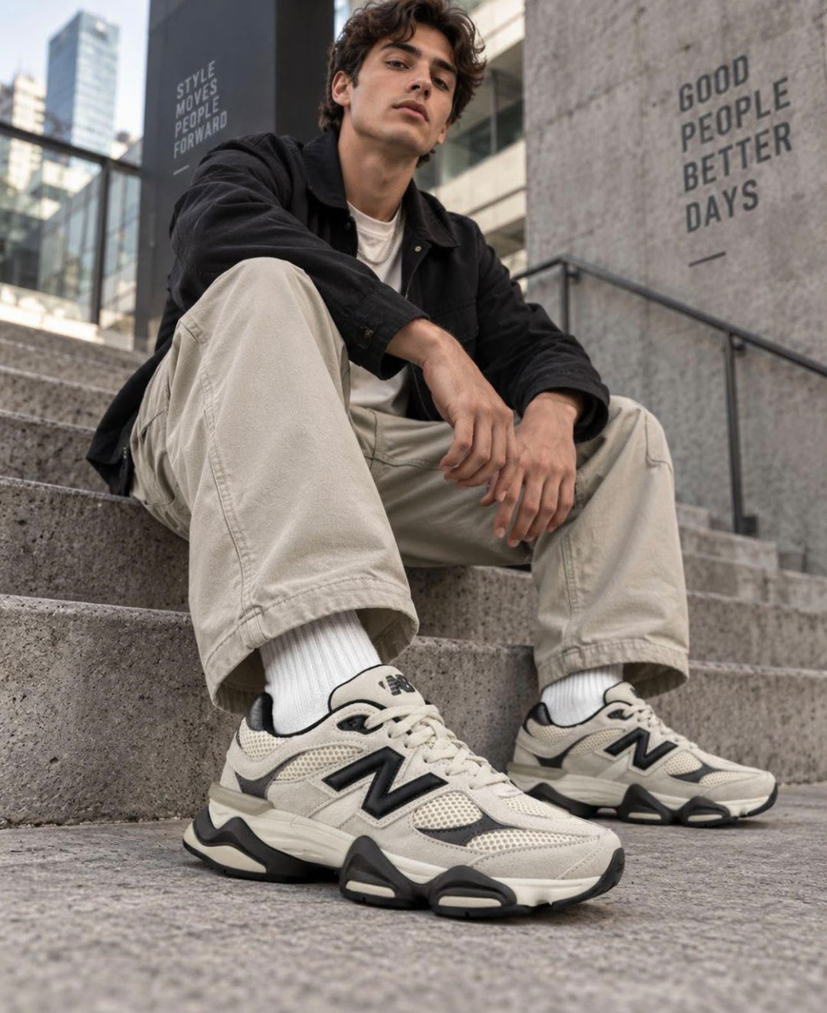 NEW BALANCE 9060 TIMBERWOLF BLACK CEMENT