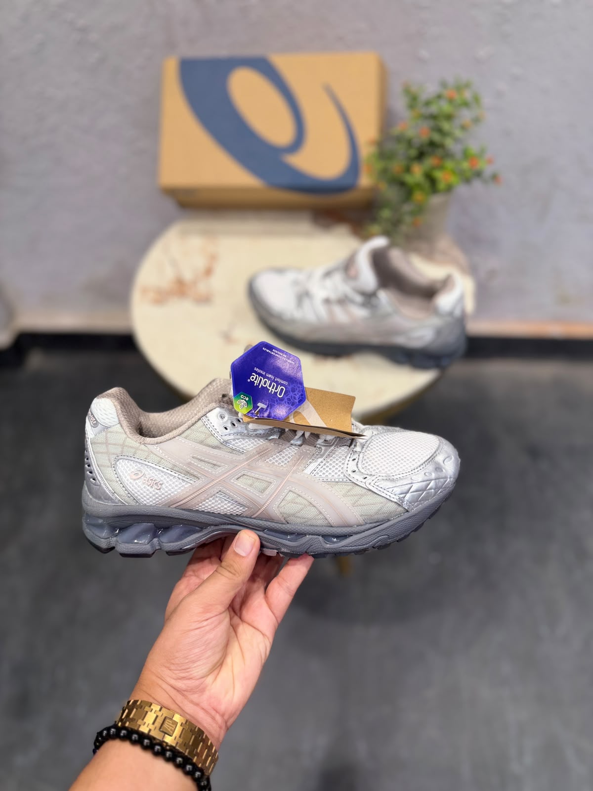 ASICS  GEL NIMBUS 10.1 KITH WHITE MORGANITE