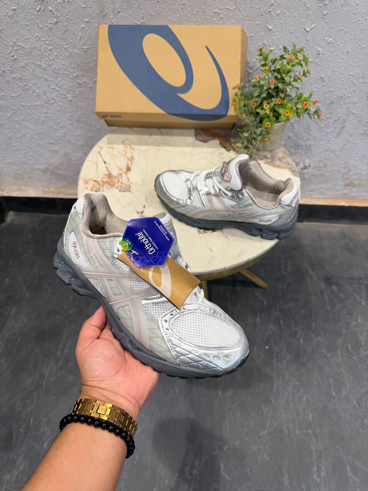 ASICS  GEL NIMBUS 10.1 KITH WHITE MORGANITE