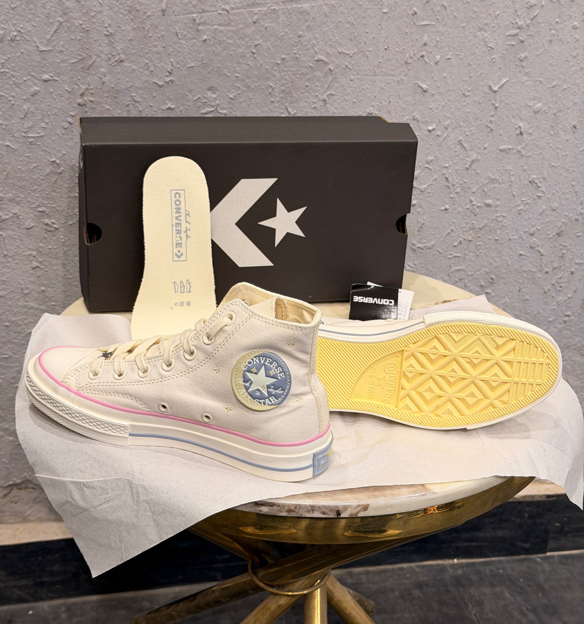 CONVERSE CHUCK 70 MID CELESTIAL WHITE
