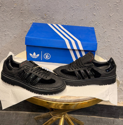ADIDAS ORIGINALS SAMBA LX FREIZEIT TRIPPLE BLACK VALENTINE DAY