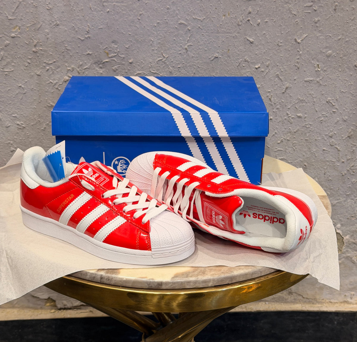 ADIDAS ORIGINALS SUPERSTAR ATMOS RED