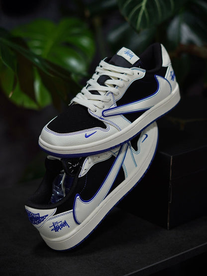 AIR JORDAN RETRO 1 LOW TRAVIS X STUSSY