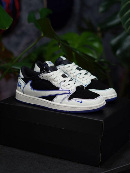 AIR JORDAN RETRO 1 LOW TRAVIS X STUSSY