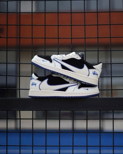 AIR JORDAN RETRO 1 LOW TRAVIS X STUSSY