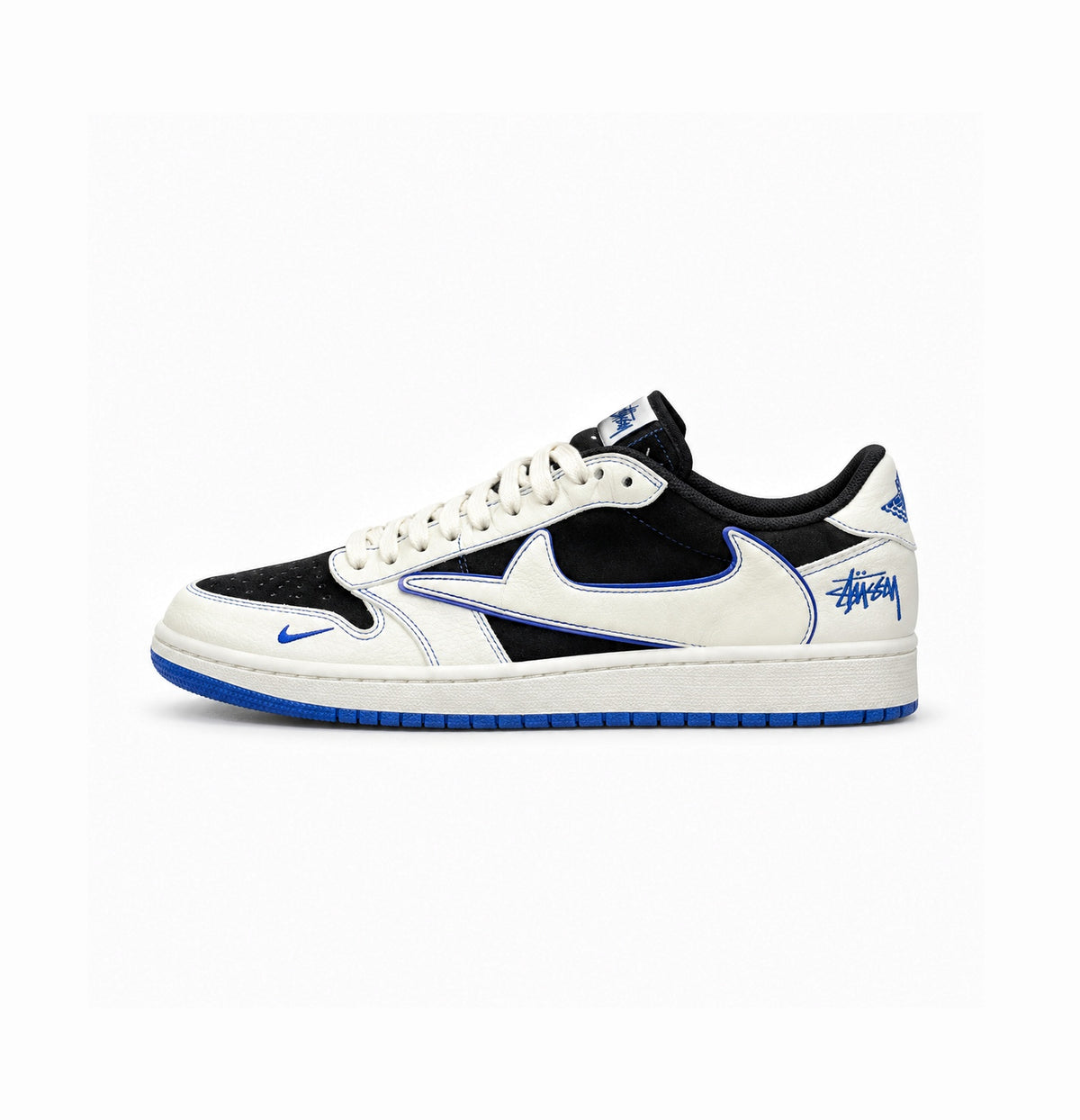 AIR JORDAN RETRO 1 LOW TRAVIS X STUSSY