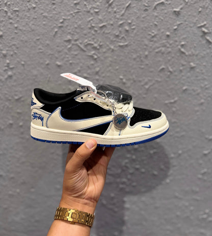 AIR JORDAN RETRO 1 LOW TRAVIS X STUSSY