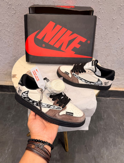 AIR JORDAN RETRO 1 LOW TRAVIS X SUPREME