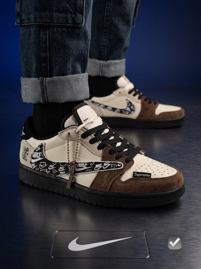 AIR JORDAN RETRO 1 LOW TRAVIS X SUPREME