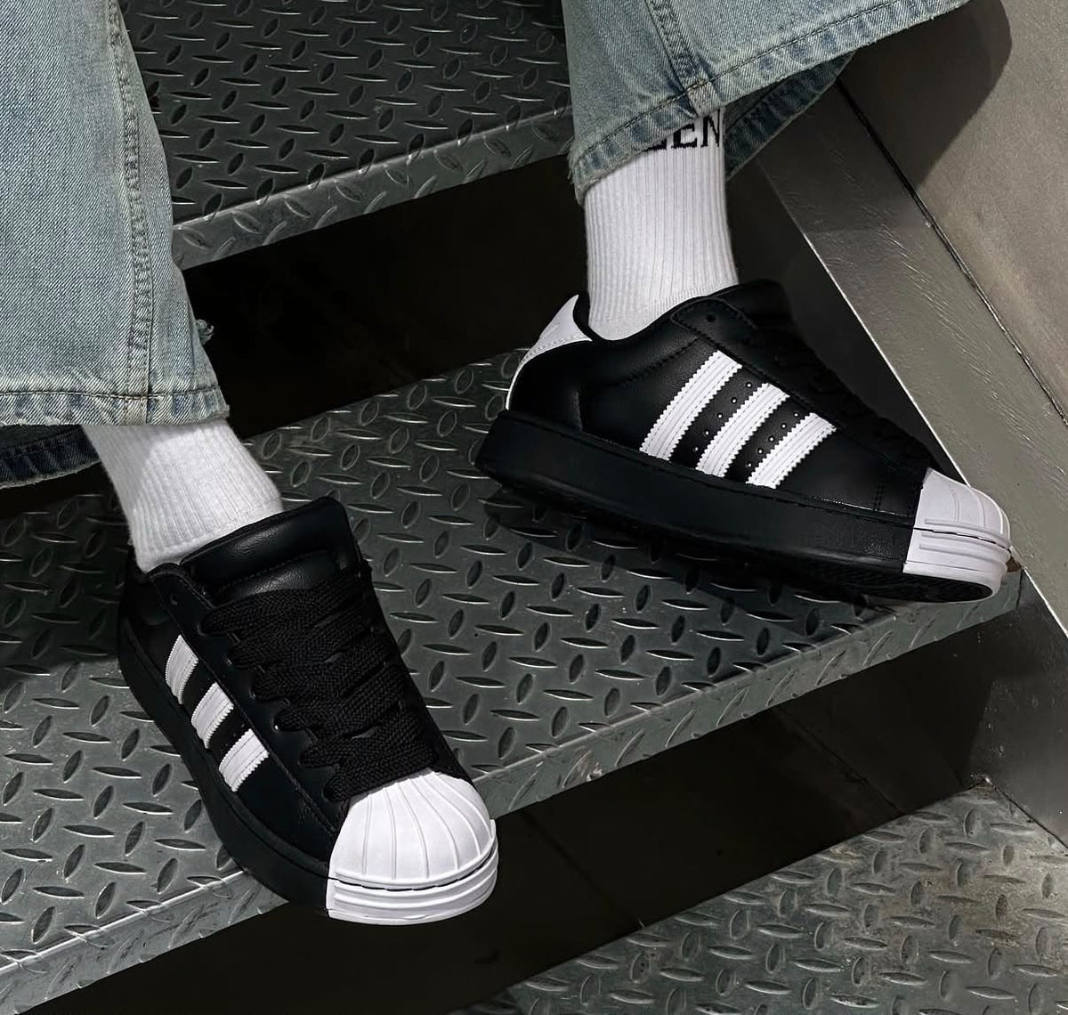 ADIDAS ORIGINALS SUPERSTAR 2ND GENERATION BLACK