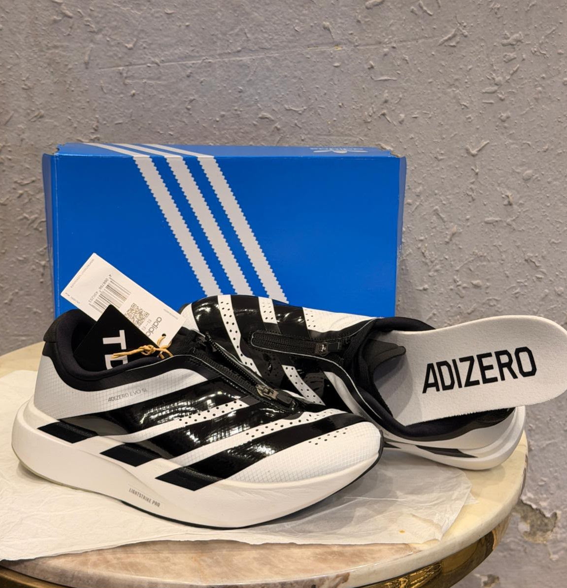 ADIDAS ADIZERO SL ZIP WHITE