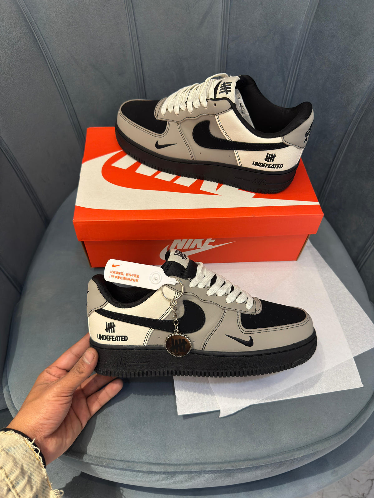 NIKE AIRFORCE CUSTOM UNDEFEATED KEY CHAIN 2025