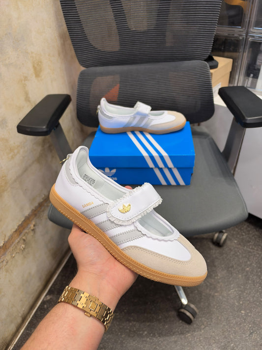 ADIDAS SAMBA JANE WHITE GREY