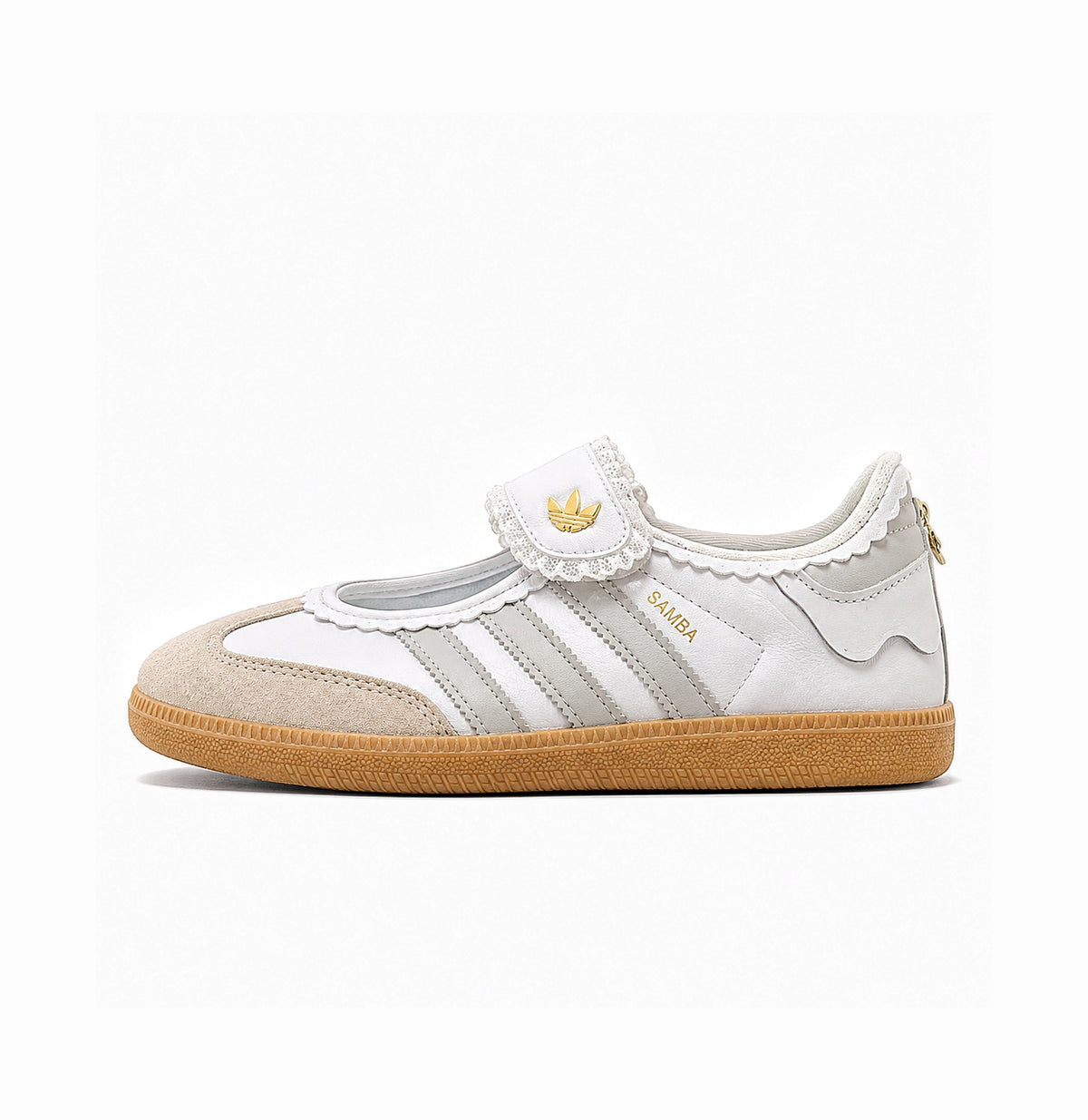 ADIDAS SAMBA JANE WHITE GREY
