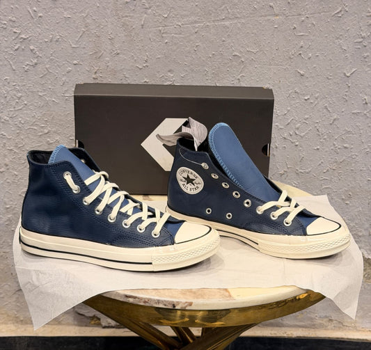 CONVERSE CHUCK 70 ESSENTIAL LEATHER  BLUE