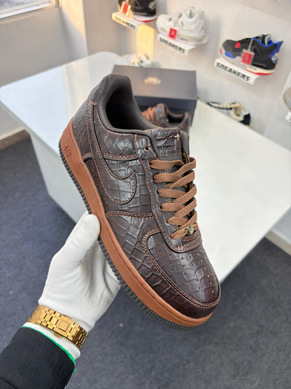 AIRFORCE 1 LOW FAUNA BROWN CROCODILE