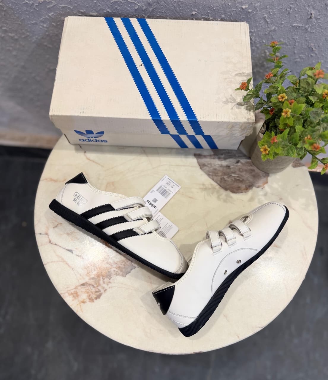 ADIDAS ORIGINAL ANFU  MARRY JANE LEATHER JANE WHITE