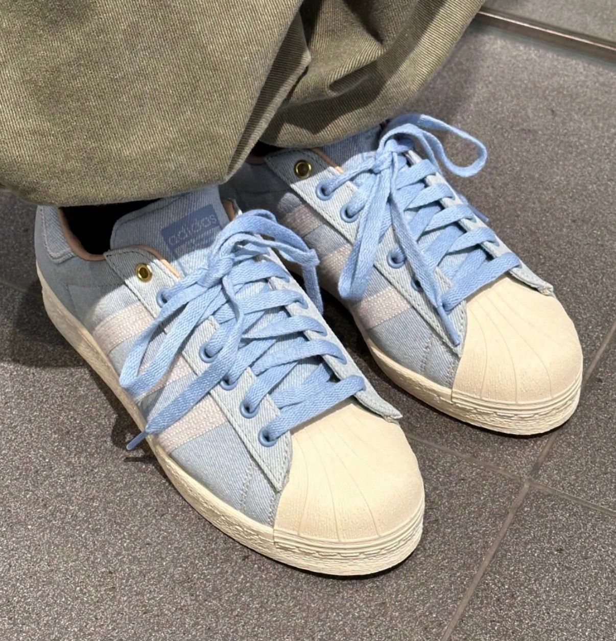 ADIDAS ORIGINAL SUPERSTAR DENIM SKY SECOND GENERATION 2025