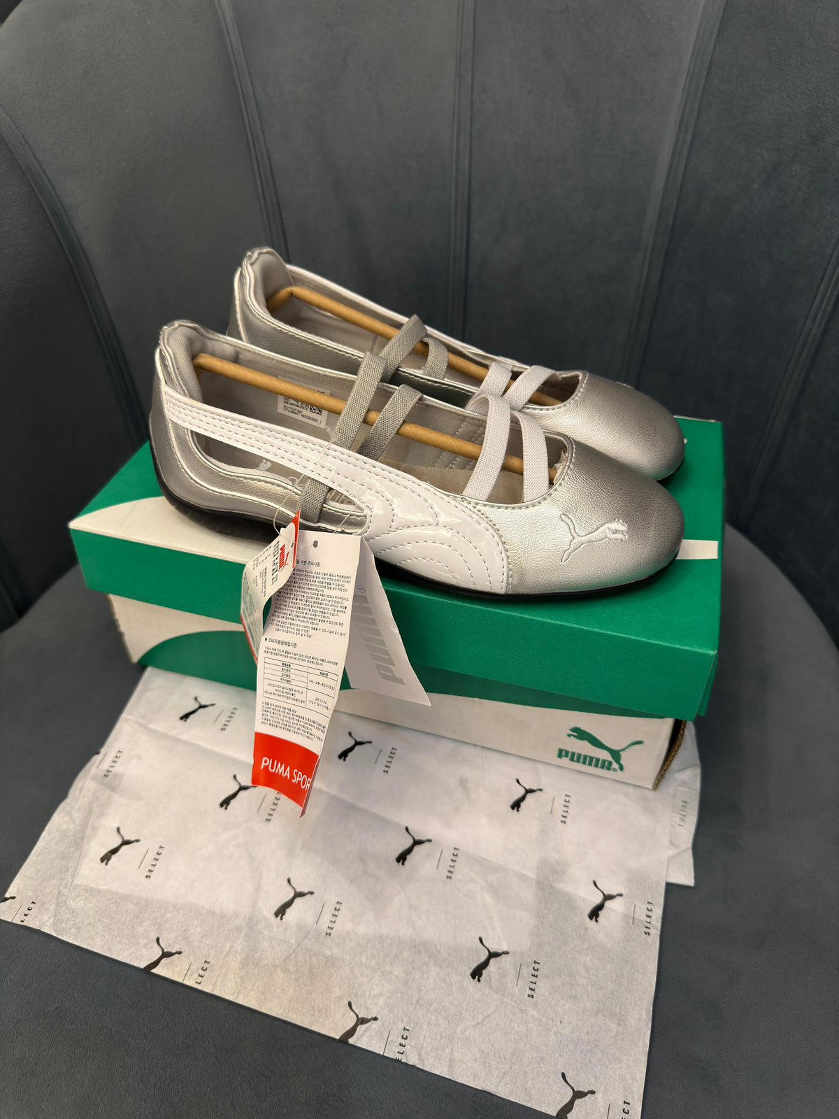 PUMA SPEEDCAT BALLET SILVER