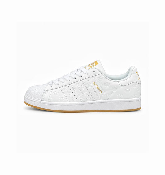 ADIDAS  ORIGINALS SUPERSTAR EMBOSSED WHITE GUM