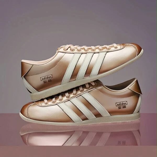 ADIDAS ORIGINALS ANFU METALLIC GOLD