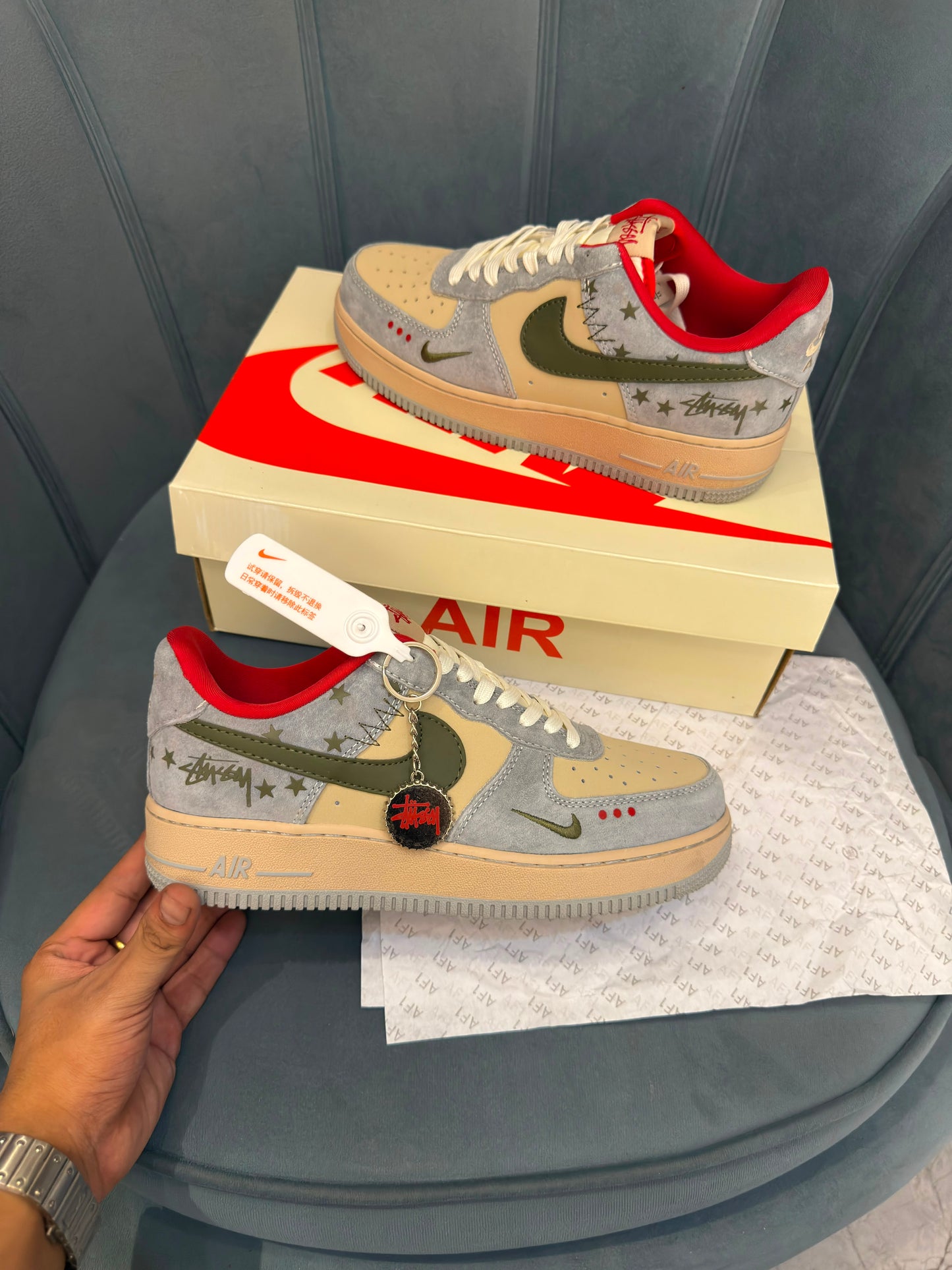 NIKE AIRFORCE ONE STUSSY 2026