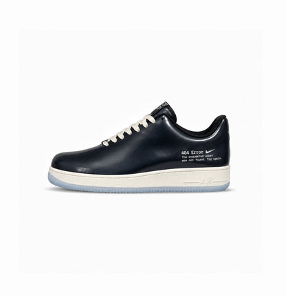 NIKE AIRFORCE ONE SWOOSH ERROR BLACK