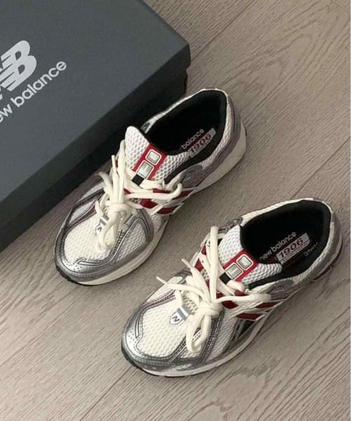 NEW BALANCE 1906R SILVER CLASSIC CRIMSON RED