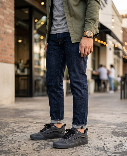 VANS OLD SKOOL KNU CHARCOAL BLACK