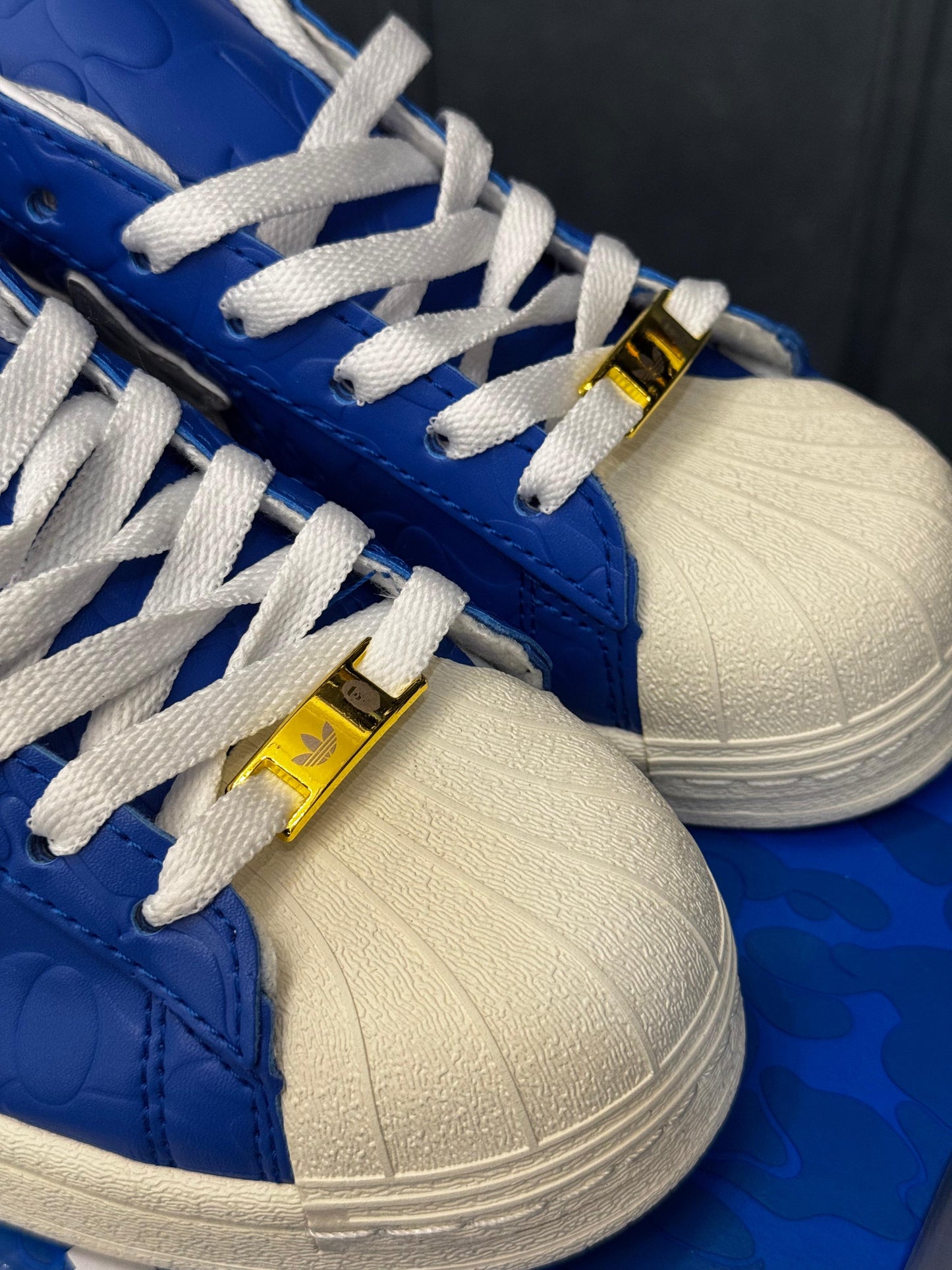 ADIDAS ORGINAL SUPERSTAR BAPE SKY BLUE