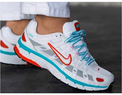 NIKE P6000 TRAINER WHITE RED BLUE