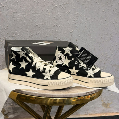 CONVERSE CHUCK 70 BIG STAR LIFT BLACK WHITE