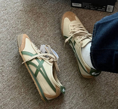 ONITSUKA TIGER BEIGE GREEN