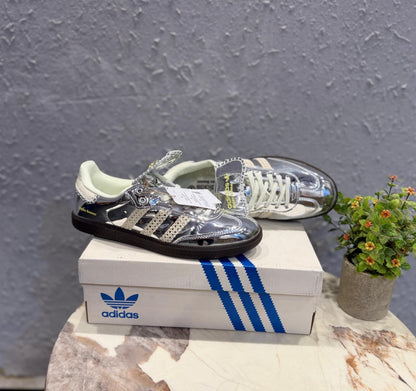 ADIDAS ORIGINALS  SAMBA X WALES BONER SILVER