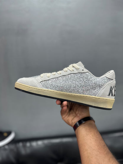 GOLDEN GOOSE BALL STAR SILVER  SNEAKER