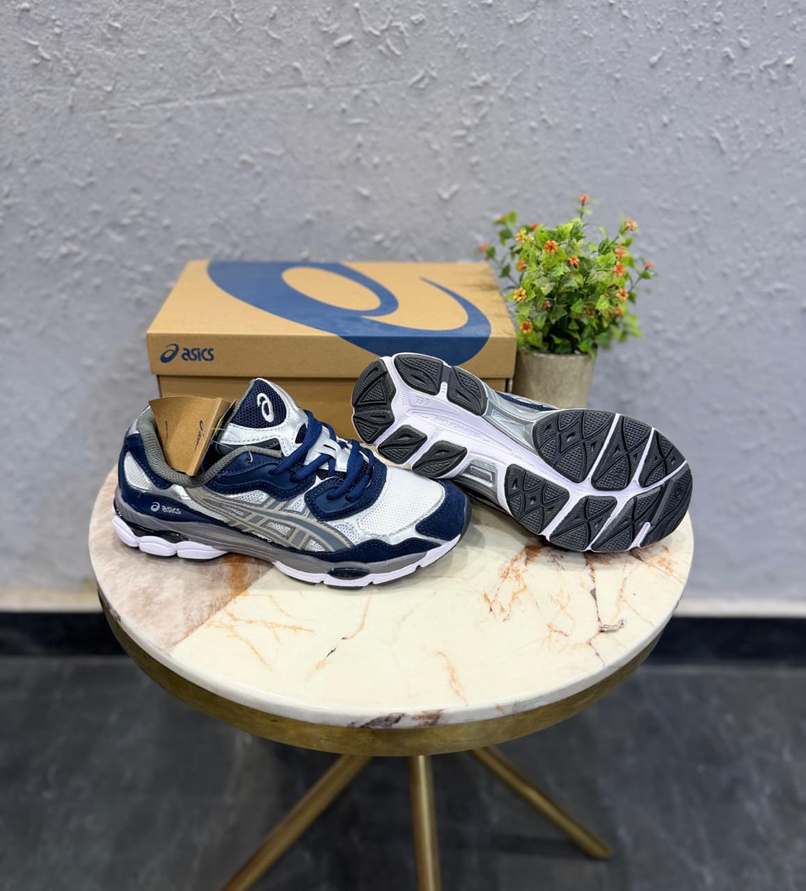 ASICS KAYANO WHITE NAVY