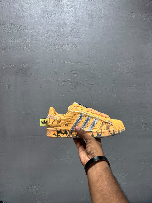 HELLSTAR  X ADIDAS SUPERSTAR HAZY ORANGE